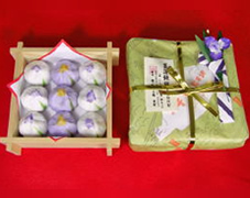 子供の日　端午の節句　菖蒲饅頭