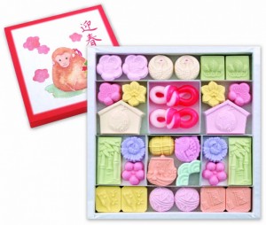 正月　干支の干菓子　中