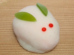 和菓子 主菓子 上生菓子　雪うさぎ